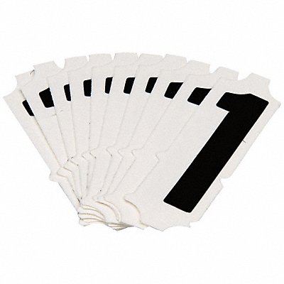 BRADY 5050P1 Numbers and Letters Labels PK 10