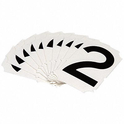 BRADY 5050P2 Numbers and Letters Labels PK 10
