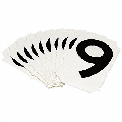 BRADY 5050P9 Numbers and Letters Labels PK 10