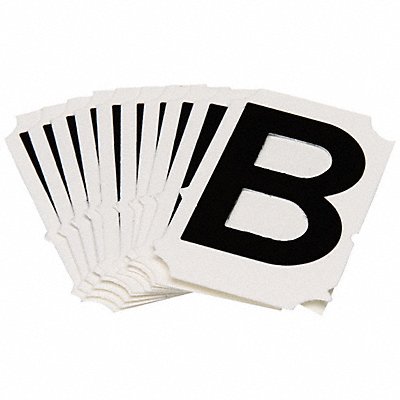 BRADY 5050PB Numbers and Letters Labels PK 10