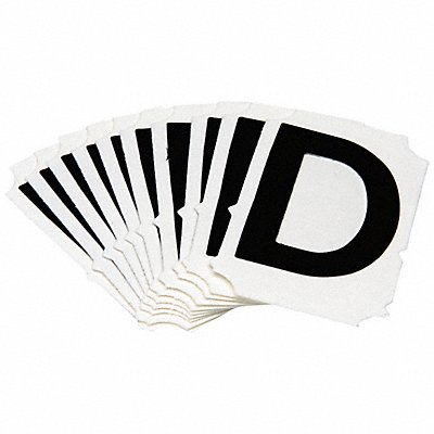 BRADY 5050PD Numbers and Letters Labels PK 10