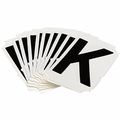 BRADY 5050PK Numbers and Letters Labels PK 10