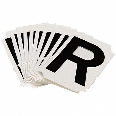 BRADY 5050PR Numbers and Letters Labels PK 10
