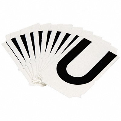 BRADY 5050PU Numbers and Letters Labels PK 10
