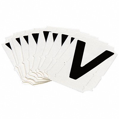 BRADY 5050PV Numbers and Letters Labels PK 10