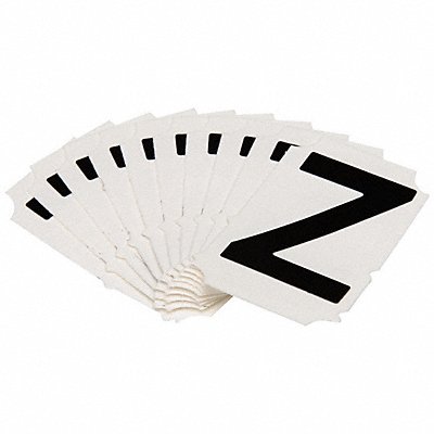 BRADY 5050PZ Numbers and Letters Labels PK 10