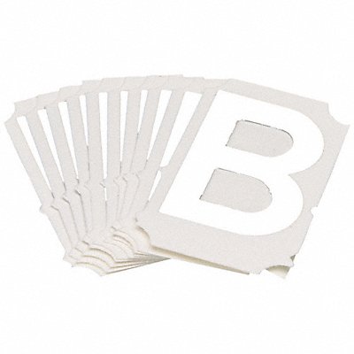 BRADY 5080PB Numbers and Letters Labels PK 10