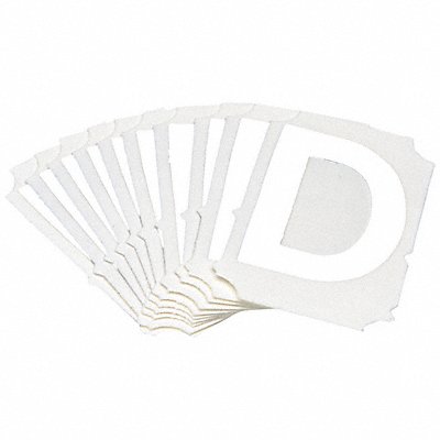 BRADY 5080PD Numbers and Letters Labels PK 10