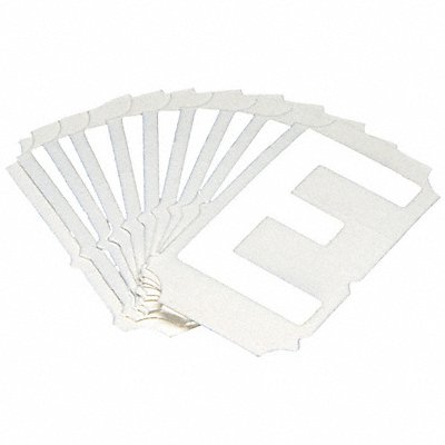 BRADY 5080PE Numbers and Letters Labels PK 10