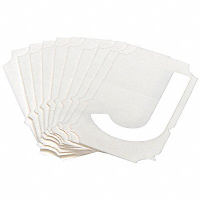 BRADY 5080PJ Numbers and Letters Labels PK 10
