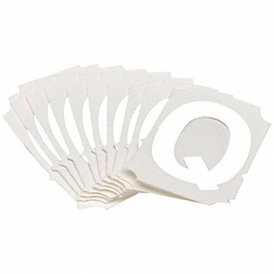 BRADY 5080PQ Numbers and Letters Labels PK 10