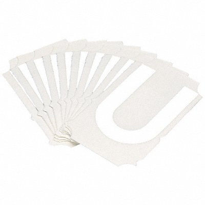 BRADY 5080PU Numbers and Letters Labels PK 10