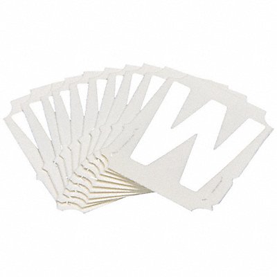 BRADY 5080PW Numbers and Letters Labels PK 10