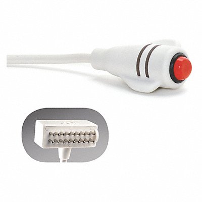 CREST HEALTHCARE SUPPLY 9918W10 Call Cord Dukane 18-Pin Din White 10 ft.