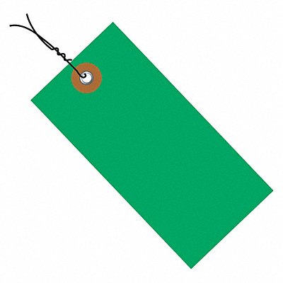 TYVEK G14023C Wired Shpng Tag 3-1/4 x1-5/8 Grn PK100