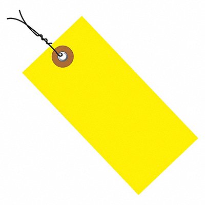 TYVEK G14033B Wired Shpng Tag 3-3/4 x1-7/8 Yellow PK100