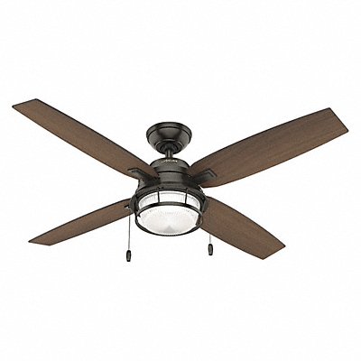 HUNTER 59214 Decorative Ceiling Fan 52  L 120VAC