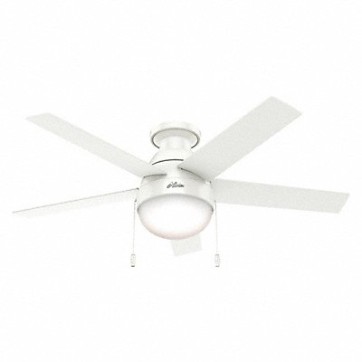 HUNTER 59269 Anslee Fan 46 Fresh White LP Light Kit