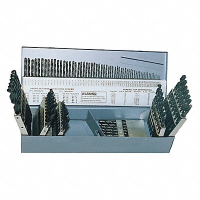 CLE-LINE C21128 Jobber Drill Set 115pc HSS
