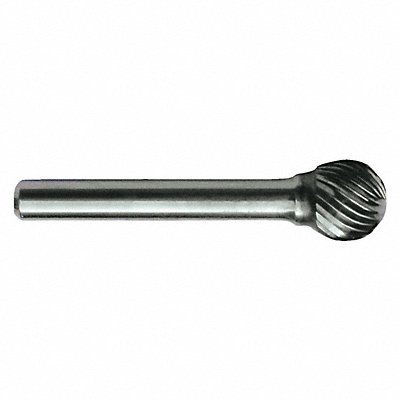 CLE-LINE C17722 Ball Burr SD Single End 9.53mm Carbide