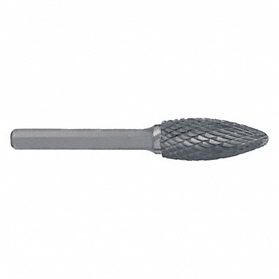 CLE-LINE C17529 Flame Bur 4.76mm Carbide Double Cut