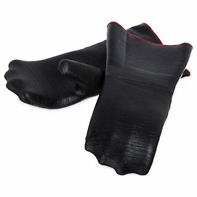 SAN JAMAR 6786RMT Oven Mitt Neoprene Black PR