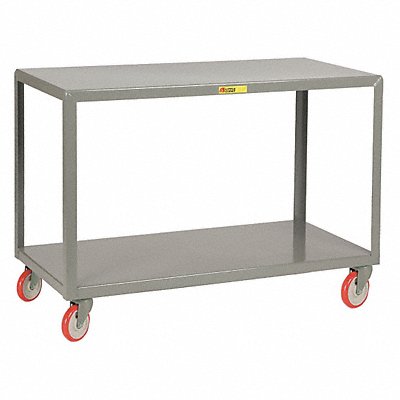 LITTLE GIANT IP24362 Mobile Tables 2-Shelf 1000 lb 24 x 36
