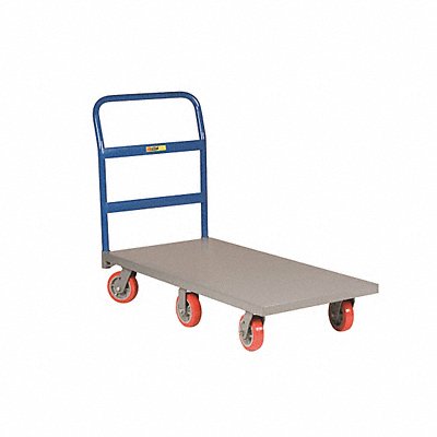 LITTLE GIANT NB6W30726PY Platform Truck 6-Wheel 3600 lb 30x72