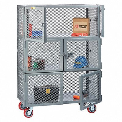 LITTLE GIANT SC26D24486PY Mobile Storage Locker 67 1/2 in H