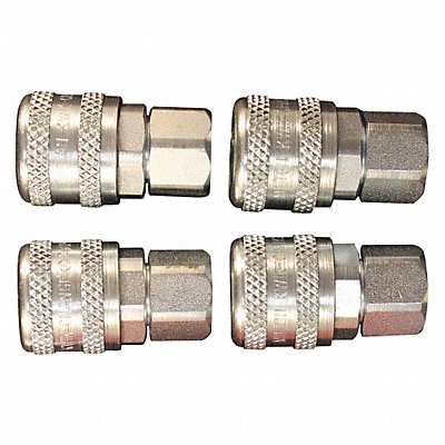MILTON S7754 A Style Coupler 1/4 FNPT PK4