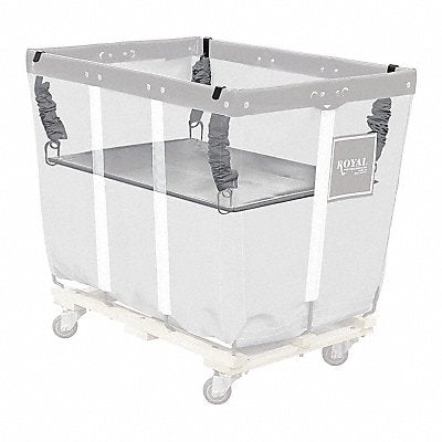 ROYAL BASKET TRUCKS R12GGXSLN Spring Lift 12 Bu Grey
