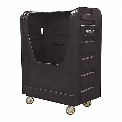 ROYAL BASKET TRUCKS G48BKXBFA6UNN Bulk Poly 48 Cu ft Black A