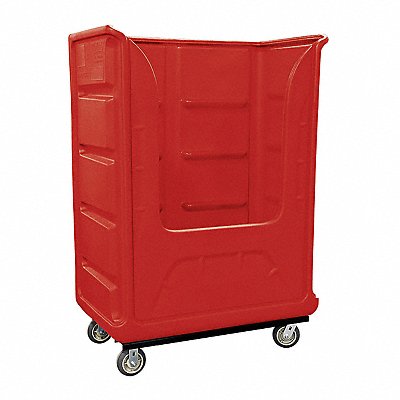 ROYAL BASKET TRUCKS R48RDXBPA6UNN Bulk Poly 48 Cu ft Red A