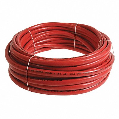 CONTINENTAL PLR0253025 Air Hose 1/4 ID x 25 ft Red