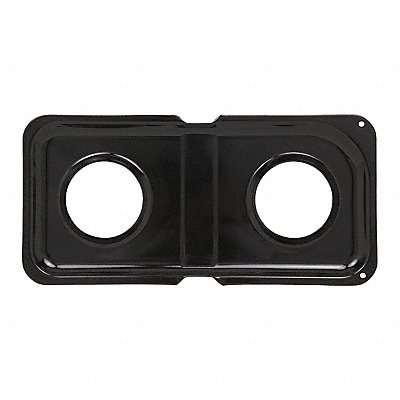 GE WB34K10010 Gas Range Double Porcelain Drip Pan Left