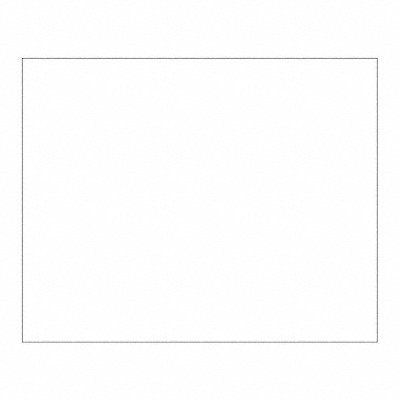TAPE LOGIC DL1385W Block Out Label 8x10 White