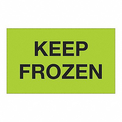 TAPE LOGIC DL1114 Climate Label Keep Frozen 3x5