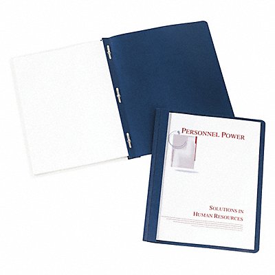 AVERY 47961 Report Cover 1/8 Max Clear/Blue PK25
