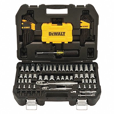 DEWALT DWMT73801 Mechanics Tool Kit w/Case 108 pcs.