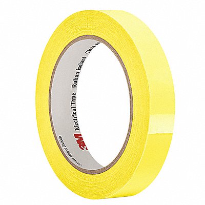 3M 3M131821x72ydsYellow Elec Tape 216 ft Lx1 in W 2 mil Yellow