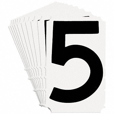 BRADY 5100P5 Numbers and Letters Labels PK 10