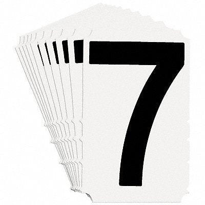 BRADY 5100P7 Numbers and Letters Labels PK 10