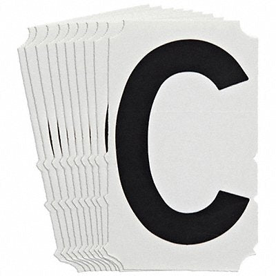 BRADY 5100PC Numbers and Letters Labels PK 10