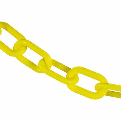 GRAINGER 5100225 Plastic Chain 25 ft L Yellow