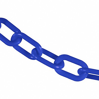 GRAINGER 5100650 Plastic Chain 50 ft L Blue