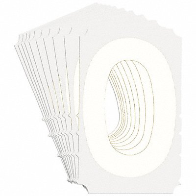 BRADY 5130P0 Numbers and Letters Labels PK 10