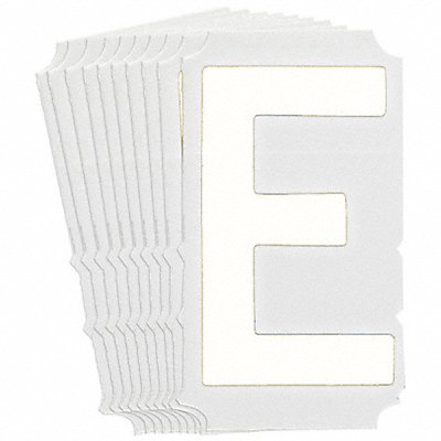 BRADY 5130PE Numbers and Letters Labels PK 10