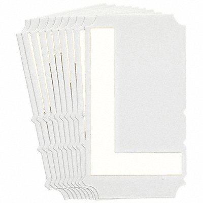 BRADY 5130PL Numbers and Letters Labels PK 10