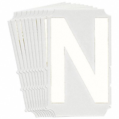 BRADY 5130PN Numbers and Letters Labels PK 10