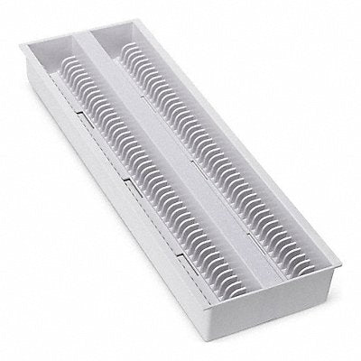 GLOBE SCIENTIFIC 513252W Slide Tray 240 x 85 x 95 mm White PK12